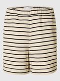 Selected GESTREEPT HIGH-WAIST SHORT, Black, highres - 16097831_Black_1185350_001.jpg