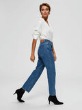 Selected HØJTALJEDE - STRAIGHT FIT JEANS, Medium Blue Denim, highres - 16071392_MediumBlueDenim_008.jpg