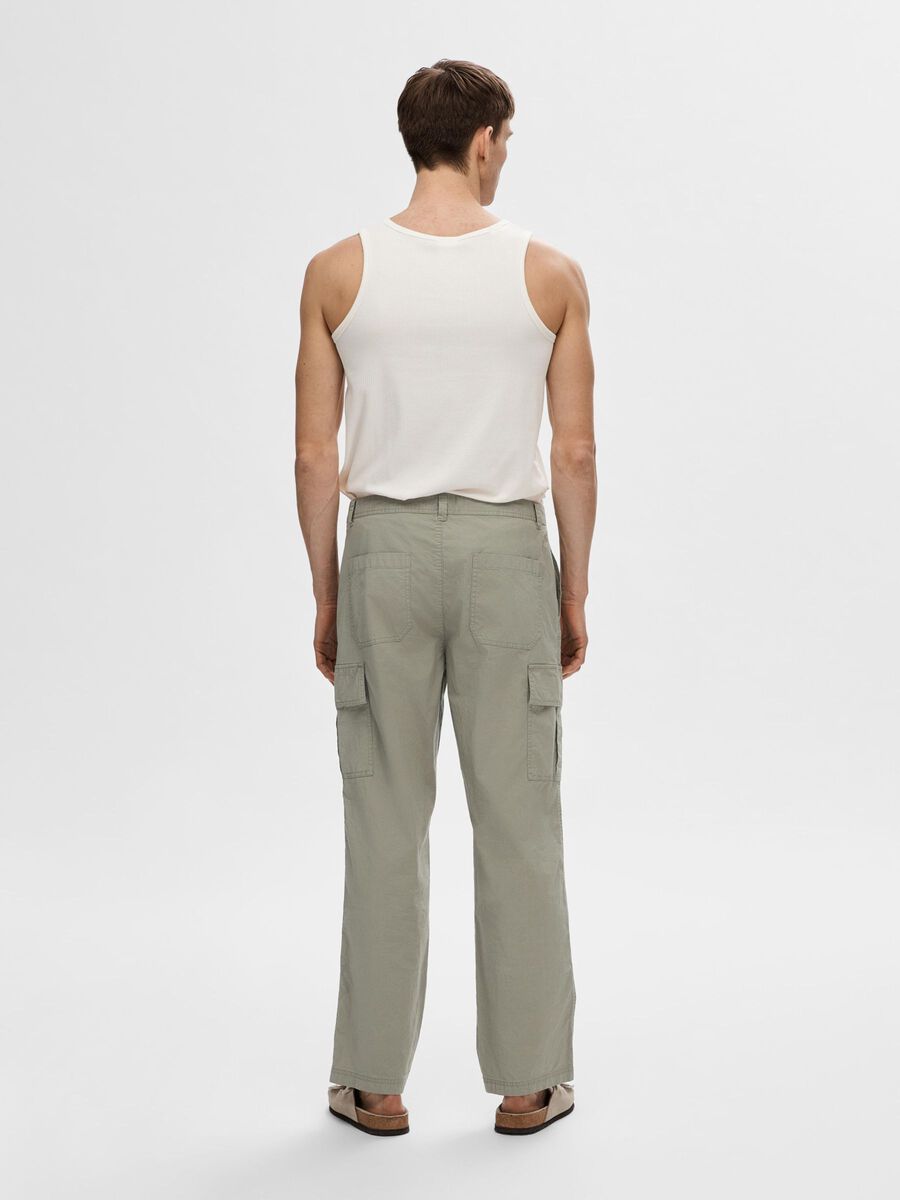 Selected 220 LOOSE FIT CARGO TROUSERS, Vetiver, highres - 16092740_Vetiver_004.jpg