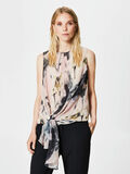 Selected PRINTED - SHORT SLEEVED TOP, Créme De Pêche, highres - 16061187_CrmeDePche_605588_003.jpg