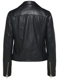 Selected BIKER - CHAQUETA DE PIEL, Black, highres - 16066138_Black_002.jpg