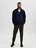 Selected FERMETURE ÉCLAIR SUR UN QUART SWEAT-SHIRT, Navy Blazer, highres - 16081254_NavyBlazer_005.jpg