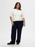 Selected SHORT-SLEEVED KNITTED TOP, Birch, highres - 16093034_Birch_002.jpg