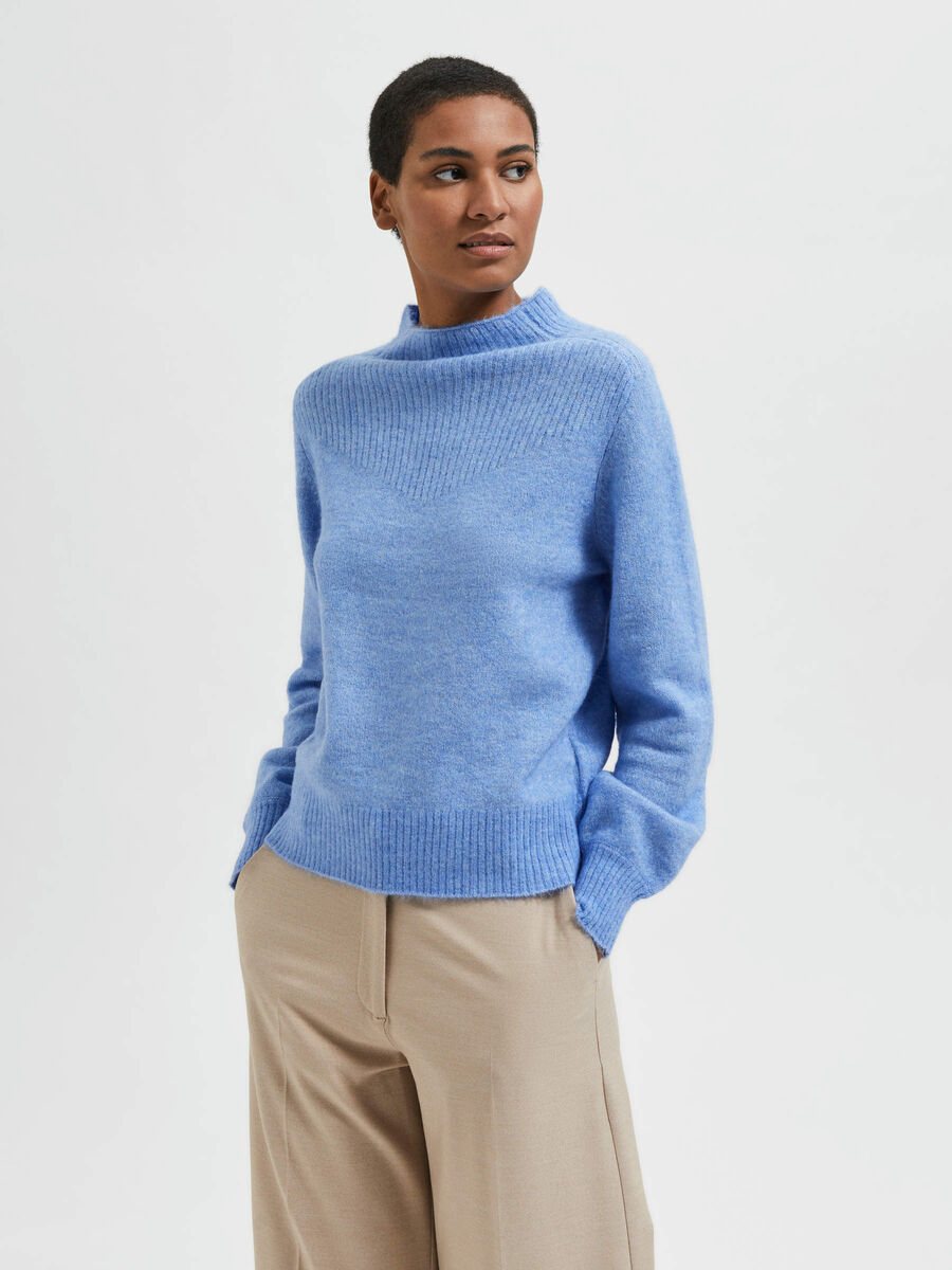 Selected GERIPPTER STRICKPULLOVER, Ultramarine, highres - 16087618_Ultramarine_991587_003.jpg