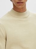 Selected LONG SLEEVED KNITTED PULLOVER, Oatmeal, highres - 16086643_Oatmeal_1051312_006.jpg