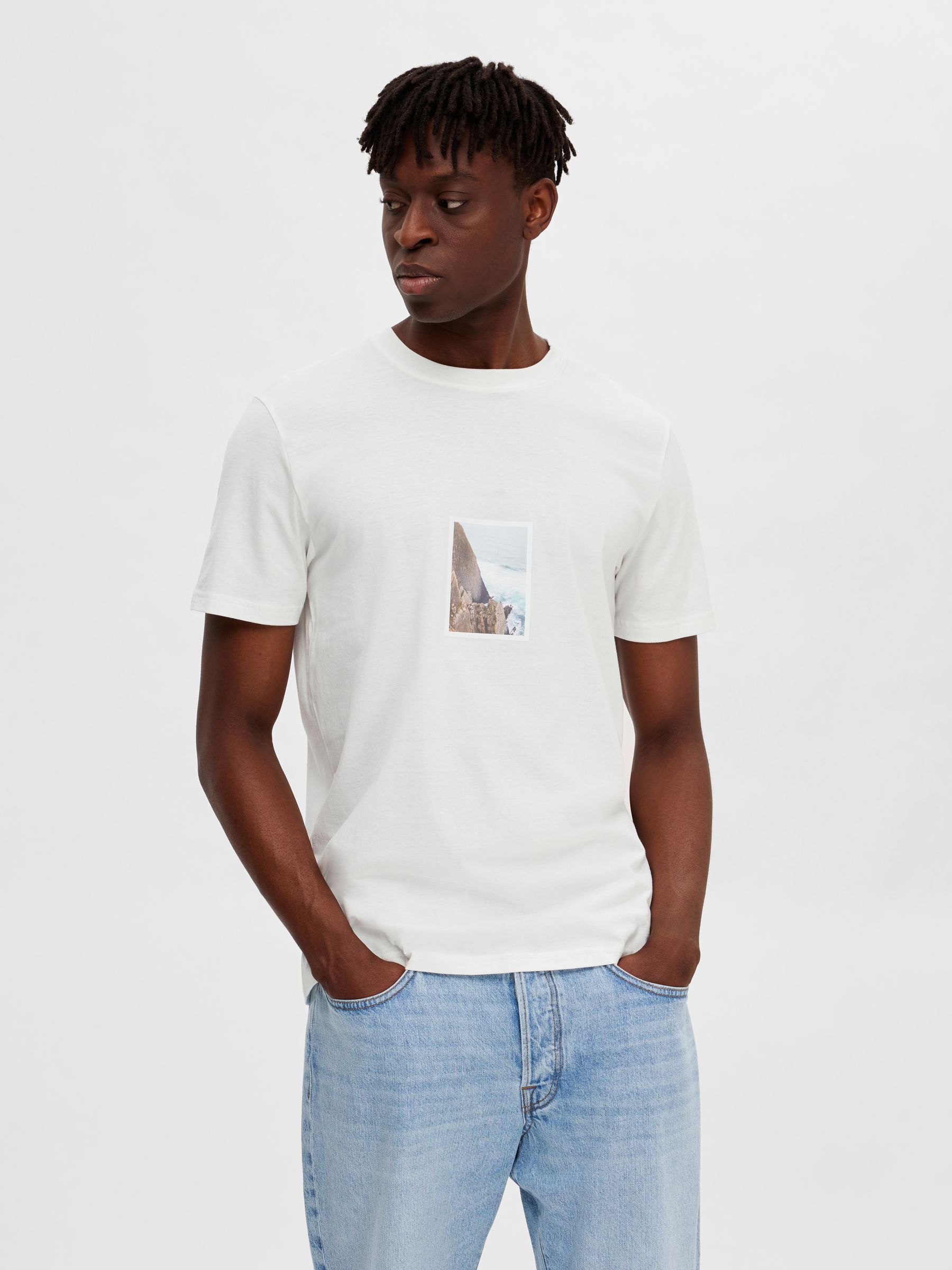 Men s Printed T shirts SELECTED HOMME