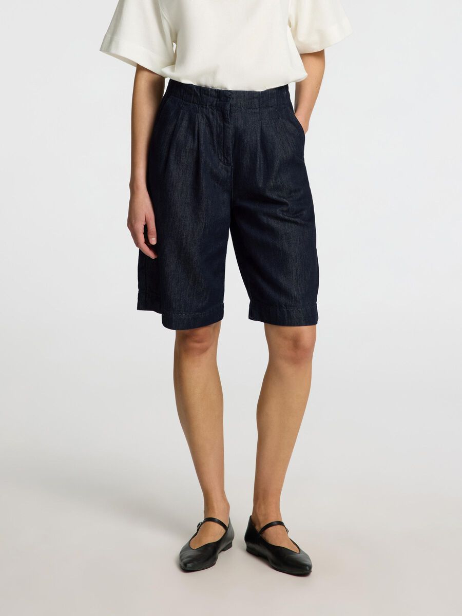 Selected DENIM BERMUDASHORTS, Dark Blue Denim, highres - 16098986_DarkBlueDenim_003.jpg