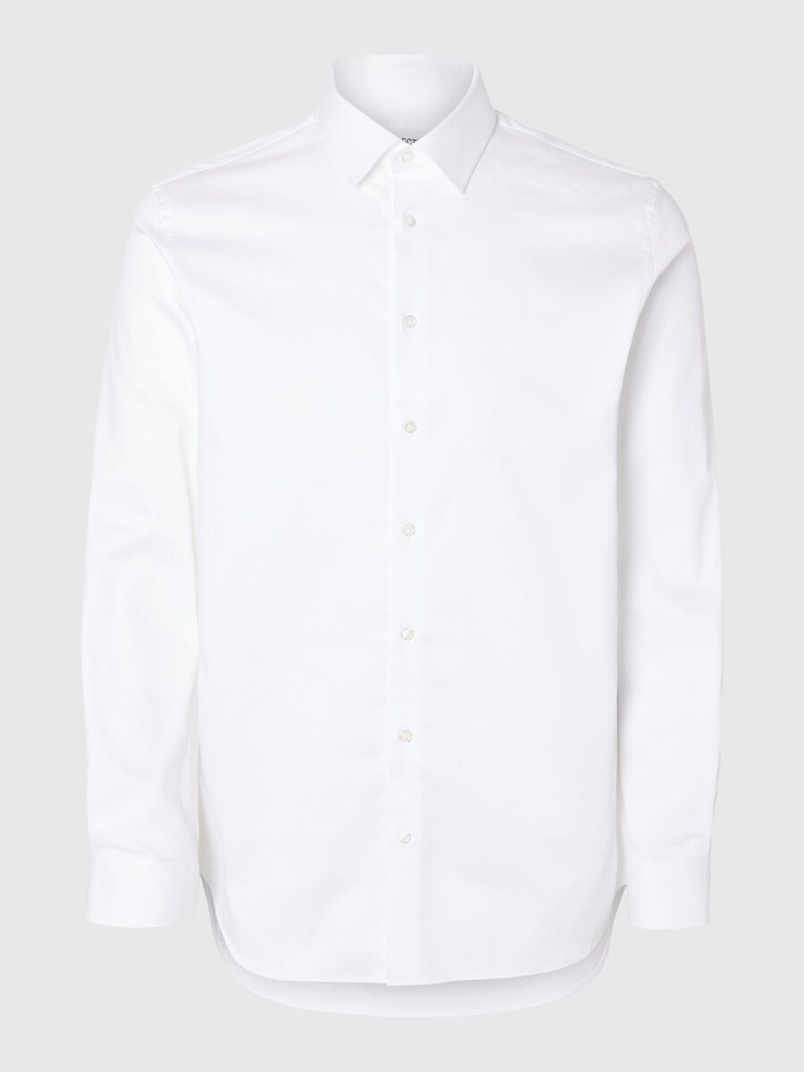 Selected SLIM FIT STRETCH SHIRT, Bright White, highres - 16092939_BrightWhite_001.jpg