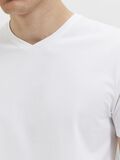 Selected V-NECK T-SHIRT, Bright White, highres - 16087850_BrightWhite_006.jpg