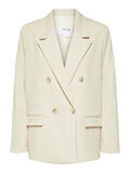 Selected RIBBED DOUBLE-BREASTED BLAZER, Sandshell, highres - 16087372_Sandshell_001.jpg