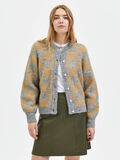 Selected RUTETE CARDIGAN, Light Grey Melange, highres - 16085591_LightGreyMelange_959730_003.jpg