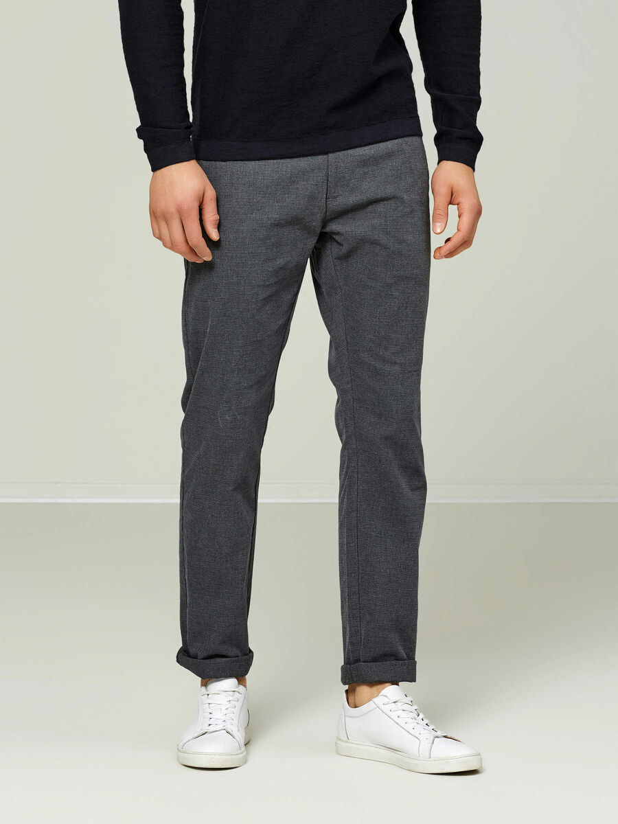 Selected SLIM FIT - TROUSERS, Antracit, highres - 16057003_Antracit_003.jpg