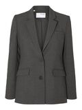 Selected GEWEBTER BLAZER, Dark Grey Melange, highres - 16089090_DarkGreyMelange_001.jpg