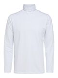 Selected POLOKRAGE LÅNGÄRMAD TOPP, Bright White, highres - 16081962_BrightWhite_001.jpg