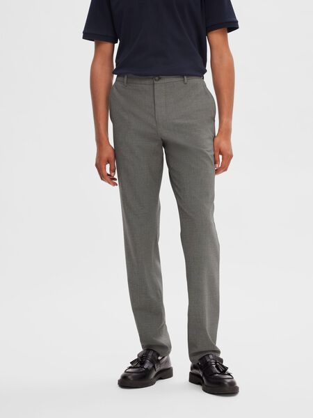 Selected 175 COUPE SLIM PANTALON, Grey Melange, highres - 16090460_GreyMelange_003.jpg