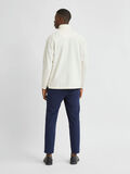 Selected HIGH NECK ZIP SWEATSHIRT, Egret, highres - 16078541_Egret_004.jpg