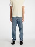 Selected LIGHT WASH REGULAR TAPERED-FIT JEANS, Blue Denim, highres - 16094387_BlueDenim_003.jpg