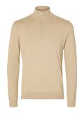 Selected HALF-ZIP STRICKPULLOVER, Kelp, highres - 16074687_Kelp_779218_001.jpg