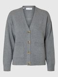Selected VISCOSEMIX GEBREID VEST, Medium Grey Melange, highres - 16096170_MediumGreyMelange_001.jpg