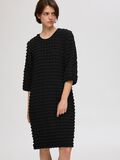 Selected GESTRUCTUREERDE MIDI JURK, Black, highres - 16096980_Black_008.jpg