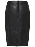 Selected HIGH WAIST  LEATHER SKIRT, Black, highres - 16067930_Black_002.jpg