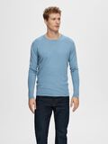 Selected LONG-SLEEVED PULLOVER, Blue Shadow, highres - 16079774_BlueShadow_853600_003.jpg