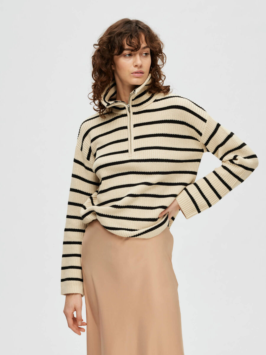 Selected STRIPED PULLOVER, Oatmeal, highres - 16089495_Oatmeal_1059898_003.jpg