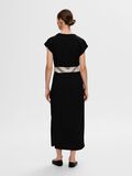 Selected CAP SLEEVE MIDI DRESS, Black, highres - 16089879_Black_004.jpg