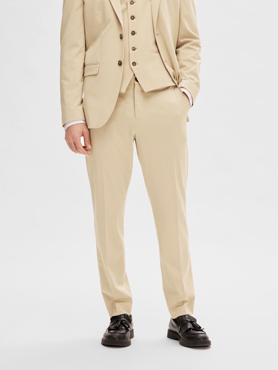 Selected SLIM FIT SUIT TROUSERS, Pure Cashmere, highres - 16088564_PureCashmere_003.jpg
