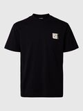 Selected GRAFISCHE PRINT T-SHIRT, Black, highres - 16095700_Black_001.jpg
