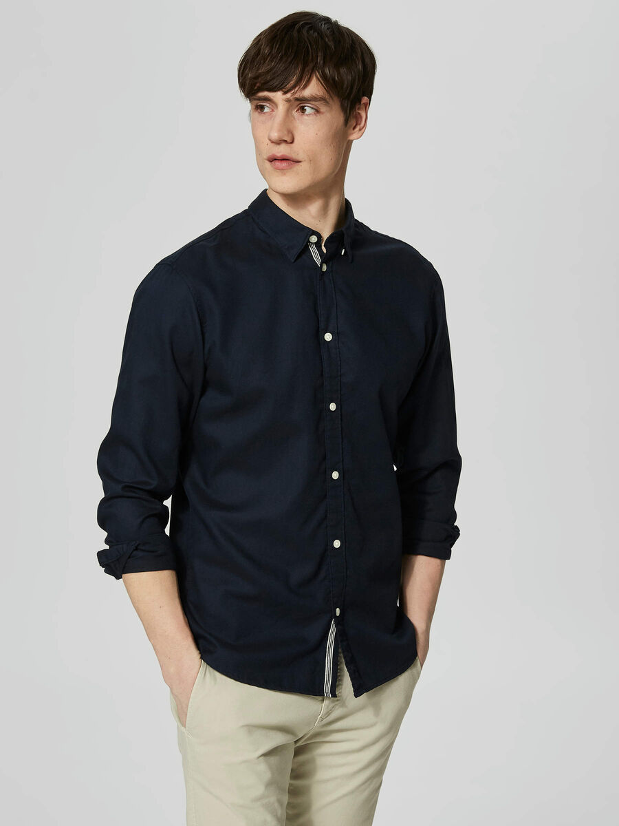 Selected SLIM FIT - SHIRT, Dark Sapphire, highres - 16060812_DarkSapphire_003.jpg