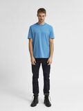 Selected SHORT-SLEEVED RELAXED FIT T-SHIRT, Bluejay, highres - 16077385_Bluejay_005.jpg