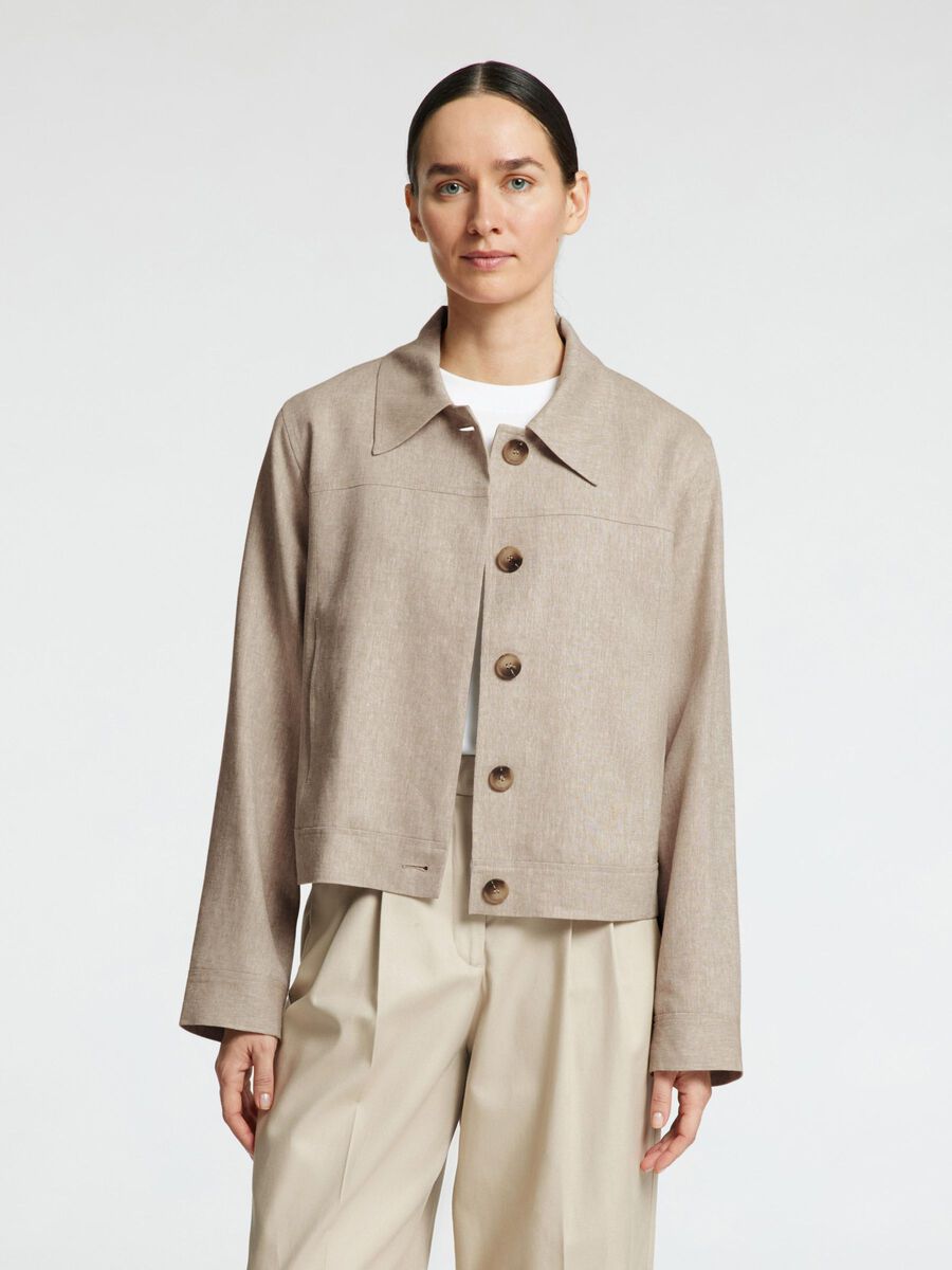 Selected LONG SLEEVED SHORT JACKET, Nomad, highres - 16098194_Nomad_1194804_003.jpg