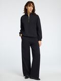 Selected HIGH NECK ZIPPED SWEATSHIRT, Black, highres - 16095782_Black_008.jpg