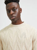 Selected PULLOVER A MAGLIA, Oatmeal, highres - 16086686_Oatmeal_006.jpg