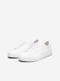 Selected LEATHER TRAINERS, White, highres - 16078938_White_006.jpg