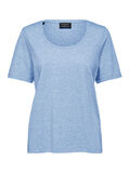 Selected WEIT AUSGESCHNITTENES T-SHIRT, Cashmere Blue, highres - 16077339_CashmereBlue_001.jpg