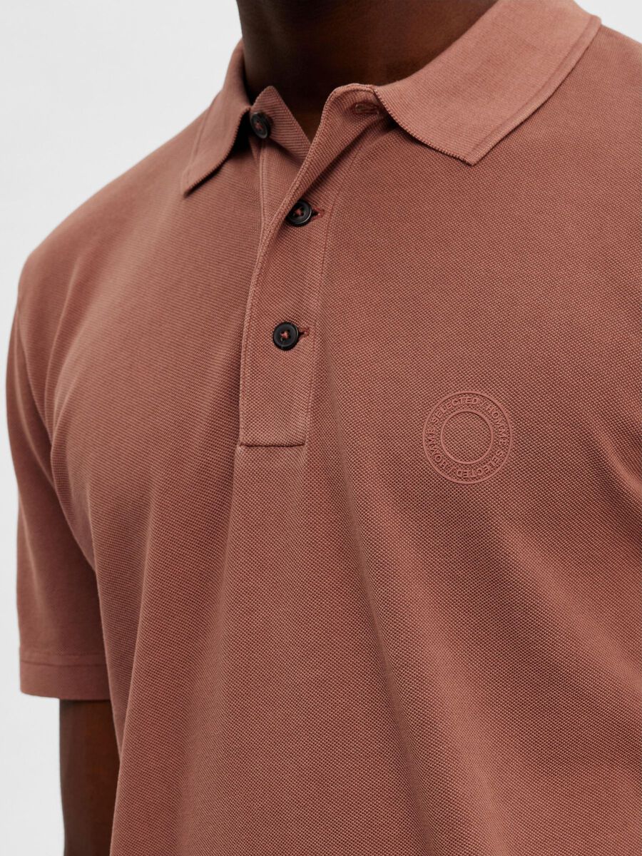 Selected SHORT SLEEVED POLO SHIRT, Chutney, highres - 16089506_Chutney_006.jpg