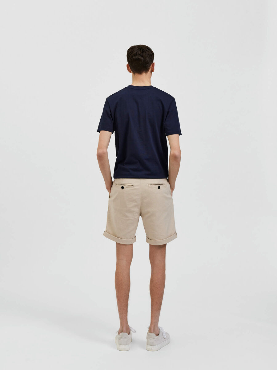 Selected COMFORT FIT SHORTS, Turtledove, highres - 16083843_Turtledove_927011_004.jpg