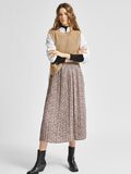 Selected RECYCLED POLYESTER PLISSE PRINT SKIRT, Cappuccino, highres - 16081051_Cappuccino_878524_008.jpg