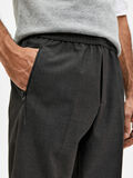 Selected 172 SLIM TAPERED FIT TROUSERS, Grey Melange, highres - 16081640_GreyMelange_006.jpg