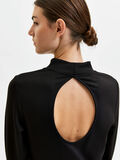 Selected DE CUELLO ALTO VESTIDO MIDI, Black, highres - 16079834_Black_006.jpg