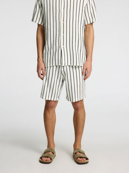 Selected STRIPED COTTON SHORTS, Egret, highres - 16091289_Egret_1177950_003.jpg