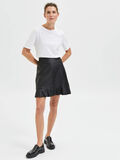 Selected FLOUNCED LEATHER SKIRT, Black, highres - 16083690_Black_008.jpg