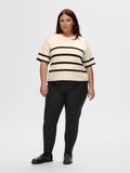 Selected SHORT-SLEEVED KNITTED TOP, Birch, highres - 16093048_Birch_1113339_002.jpg