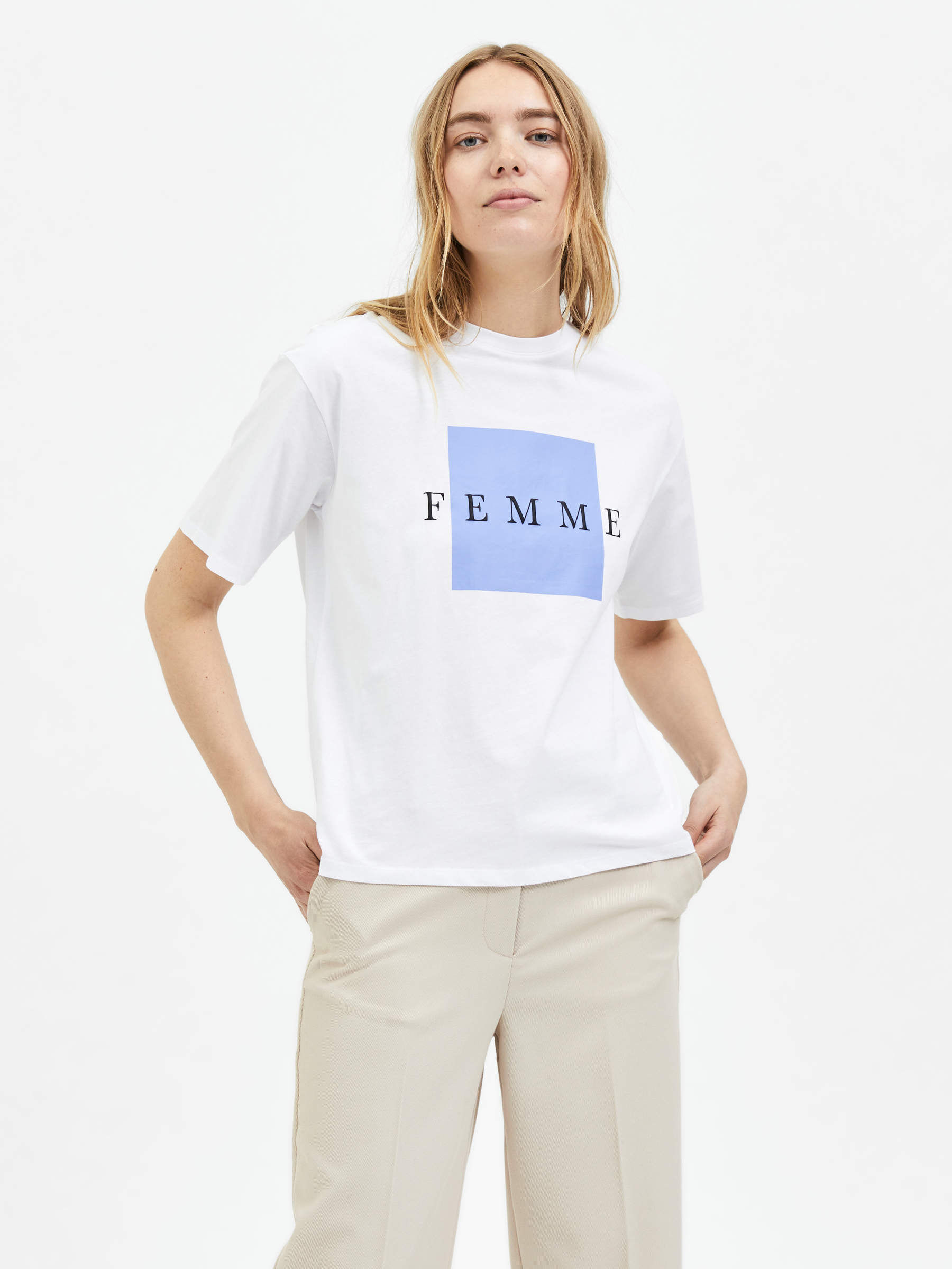 T shirt selected femme clearance