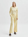 Selected FLARED TROUSERS, Double Cream, highres - 16082686_DoubleCream_005.jpg