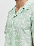 Selected FLORAL PRINT CUBAN COLLAR SHIRT, Granite Green, highres - 16087538_GraniteGreen_982018_006.jpg