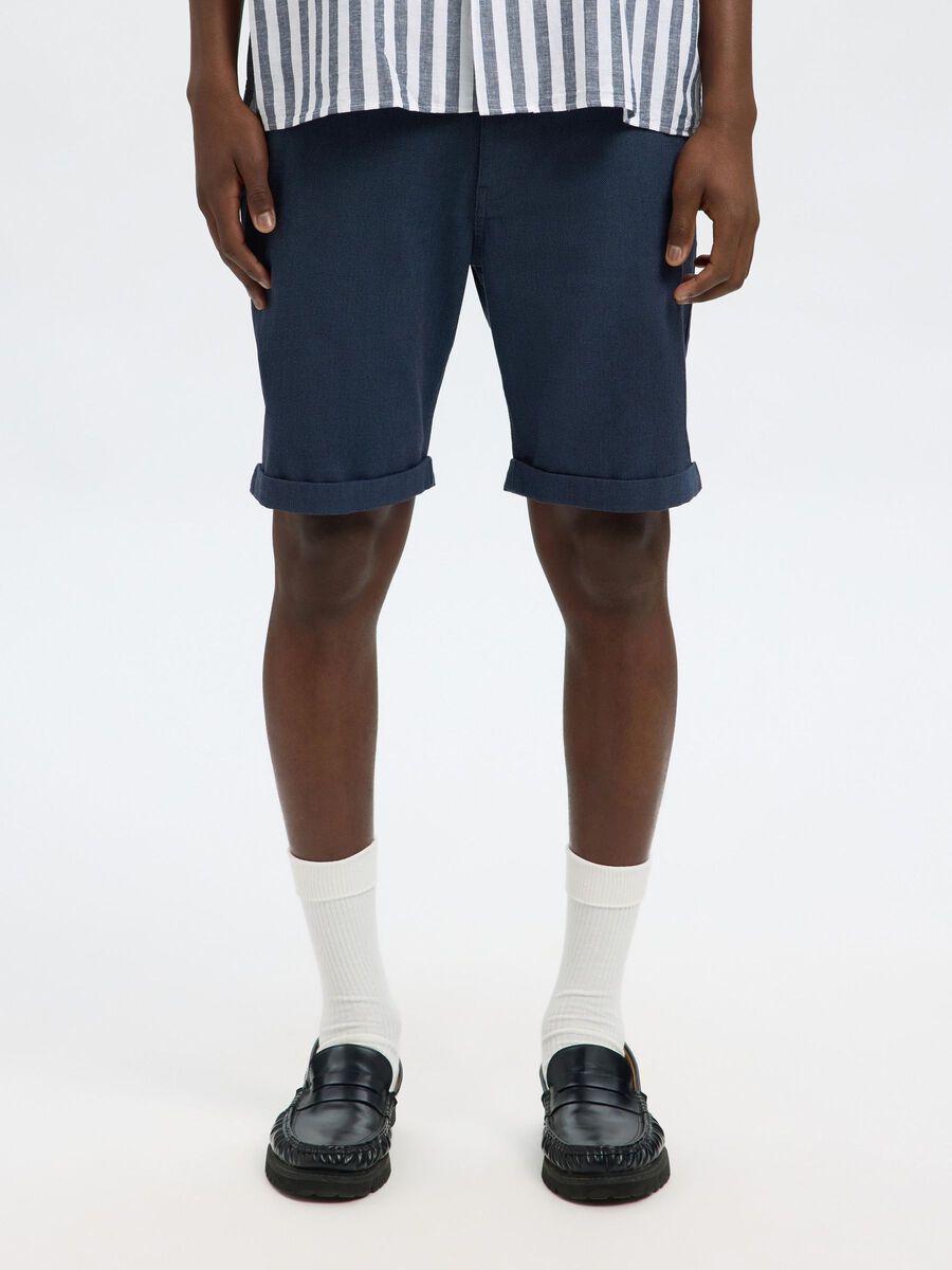 Selected COTTON FLEX SHORTS, Dark Sapphire, highres - 16092357_DarkSapphire_1154385_003.jpg