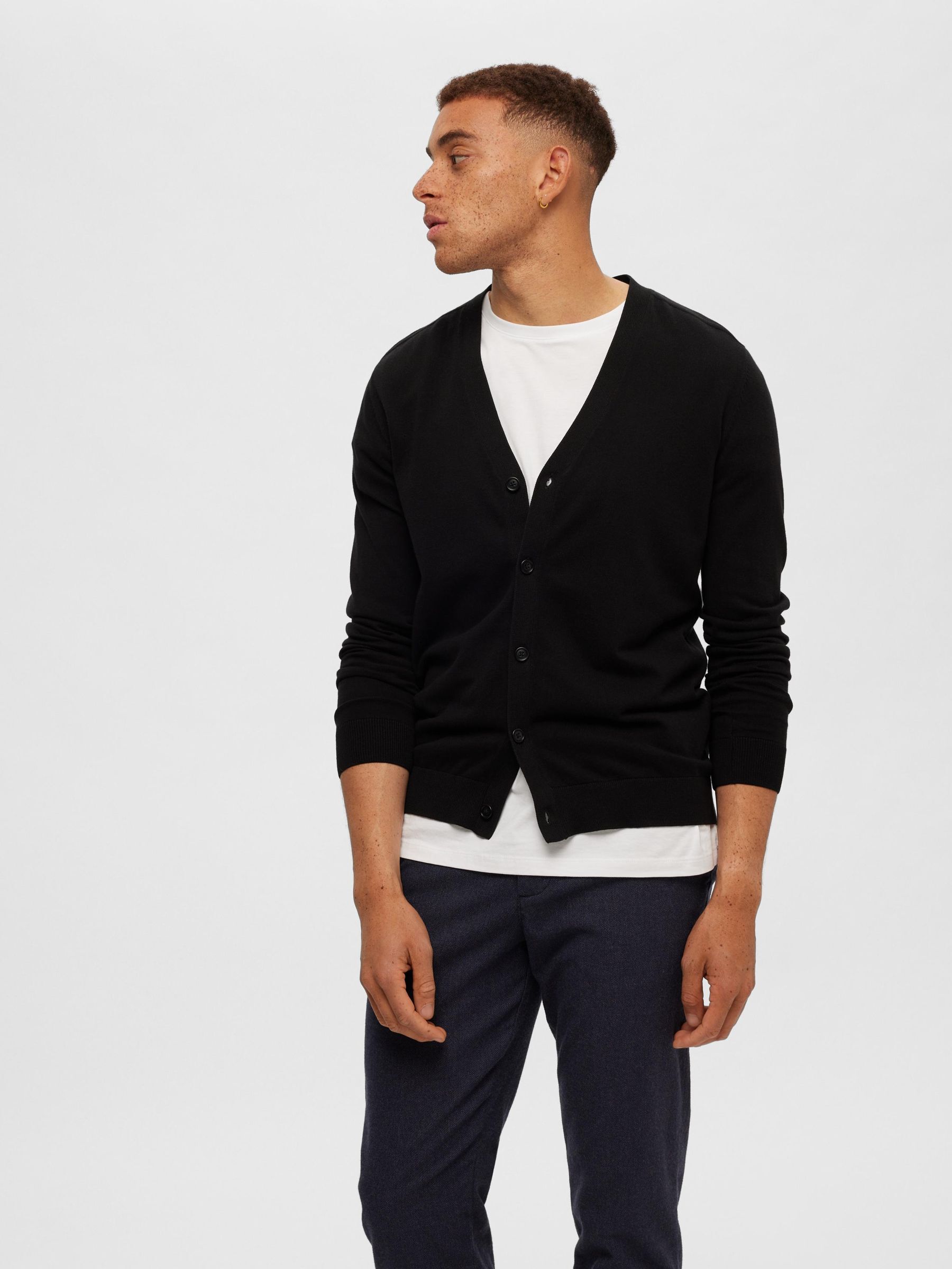 Cardigan selected clearance homme